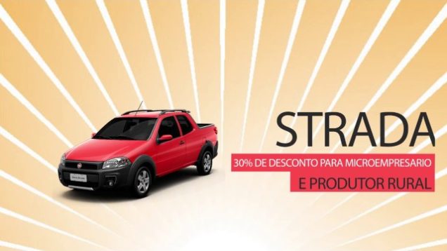 Promoção Fibra Fiat – Strada com 30% de desconto.