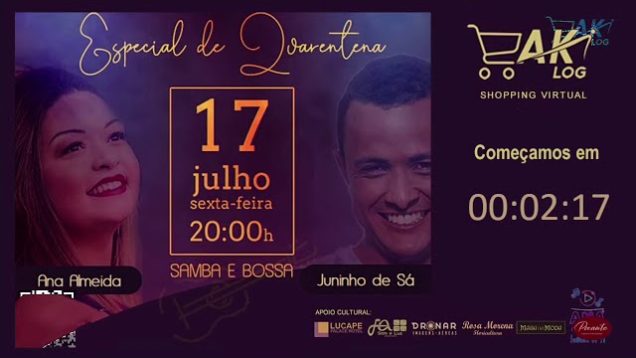 Especial de Quarentena – Ana Almeida e Juninho de Sá
